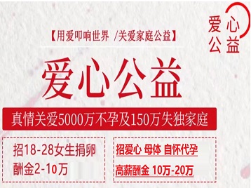 天津市捐卵助孕生子 爱心志愿者招募